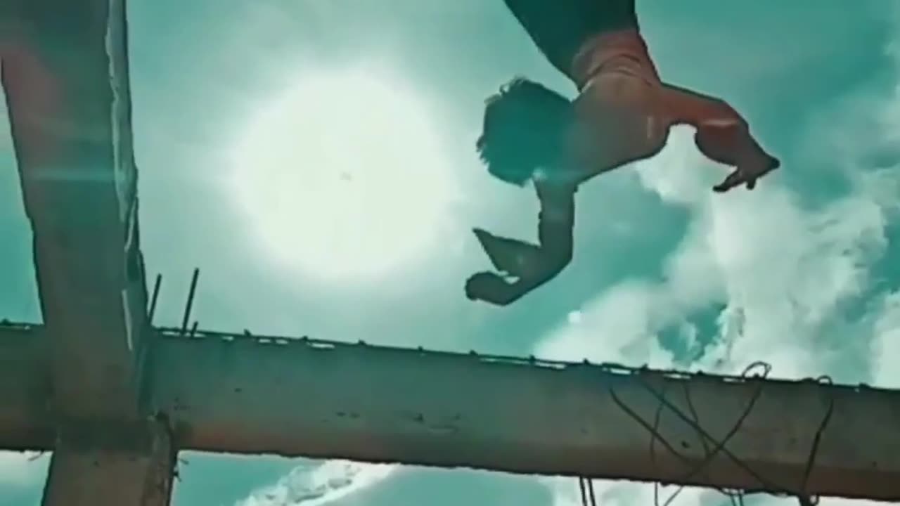 backflip from 1 flore