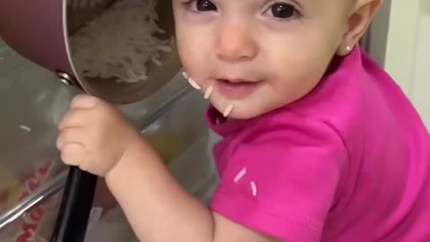 Cute baby funny video