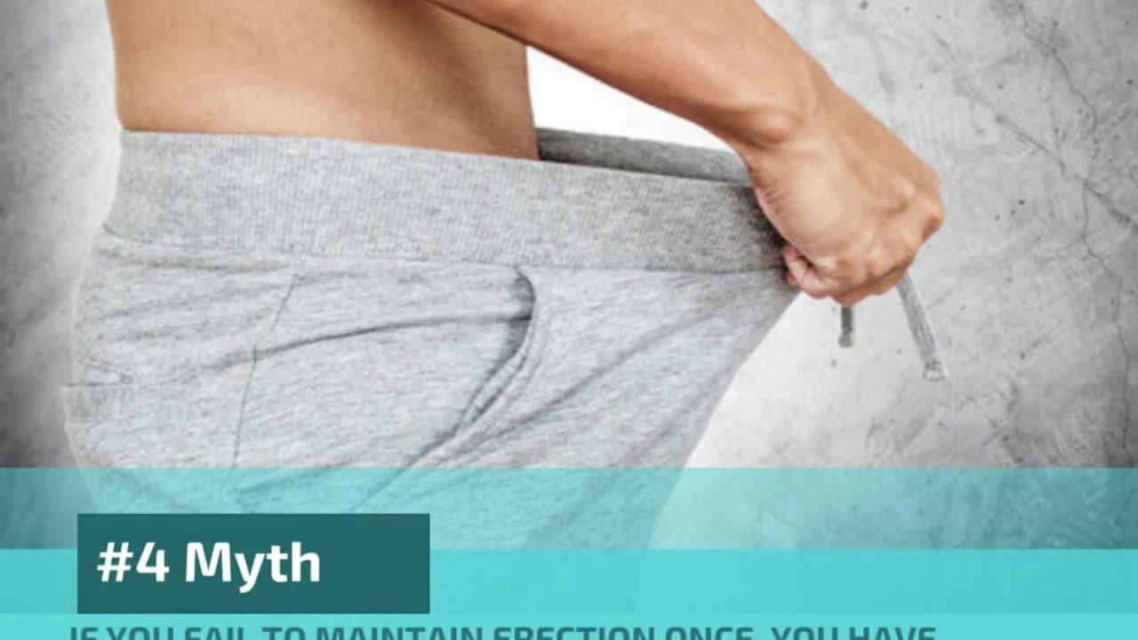 5 Common Erectile dysfunction myths