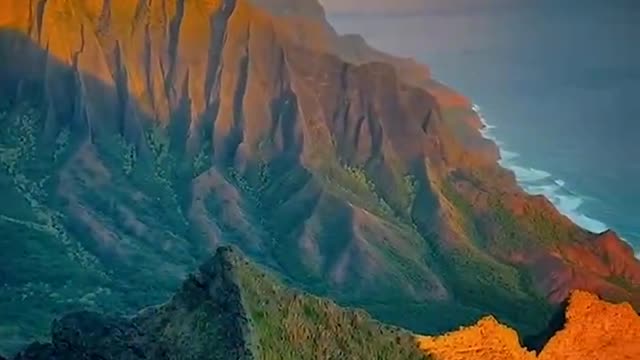 The scenery is too beautiful