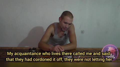 A captured soldier of the 95th Separate Air Assault Brigade of Ukraine