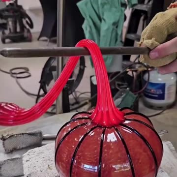 Pumpkin Glass Art