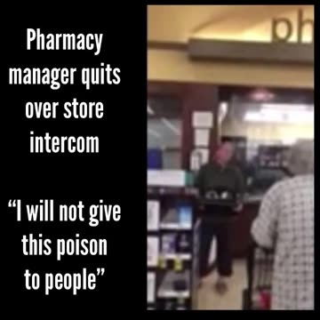 Pharmacy Manager Quits on the Spot