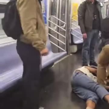 MORE FOOTAGE: Marine Vet Stuck Around to Help Neely, Put Him in Recovery Position [WATCH]