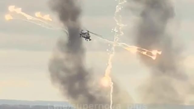 Another launch from the Ukrainian Mi-8