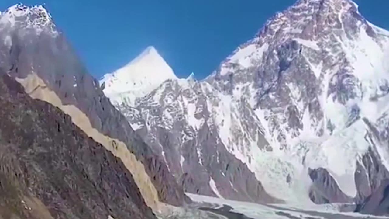 K2 View from Helicopter | Glaciers in Pakistan