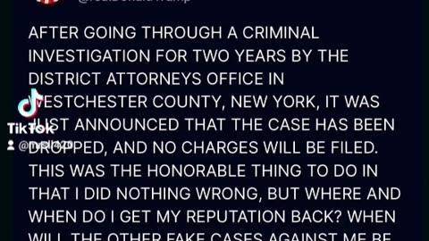 Trump Truth- Innocent Again