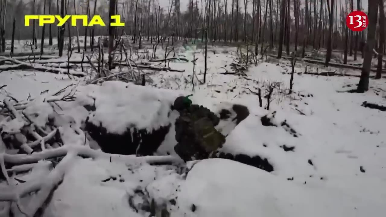 "Azov" soldiers enter trench where Russians were hiding- Operation to eliminate invaders in Luhansk