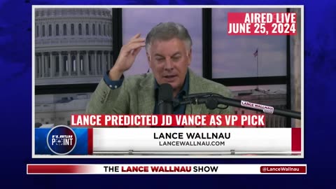 LANCE WALLNAU PREDICTS JD VANCE