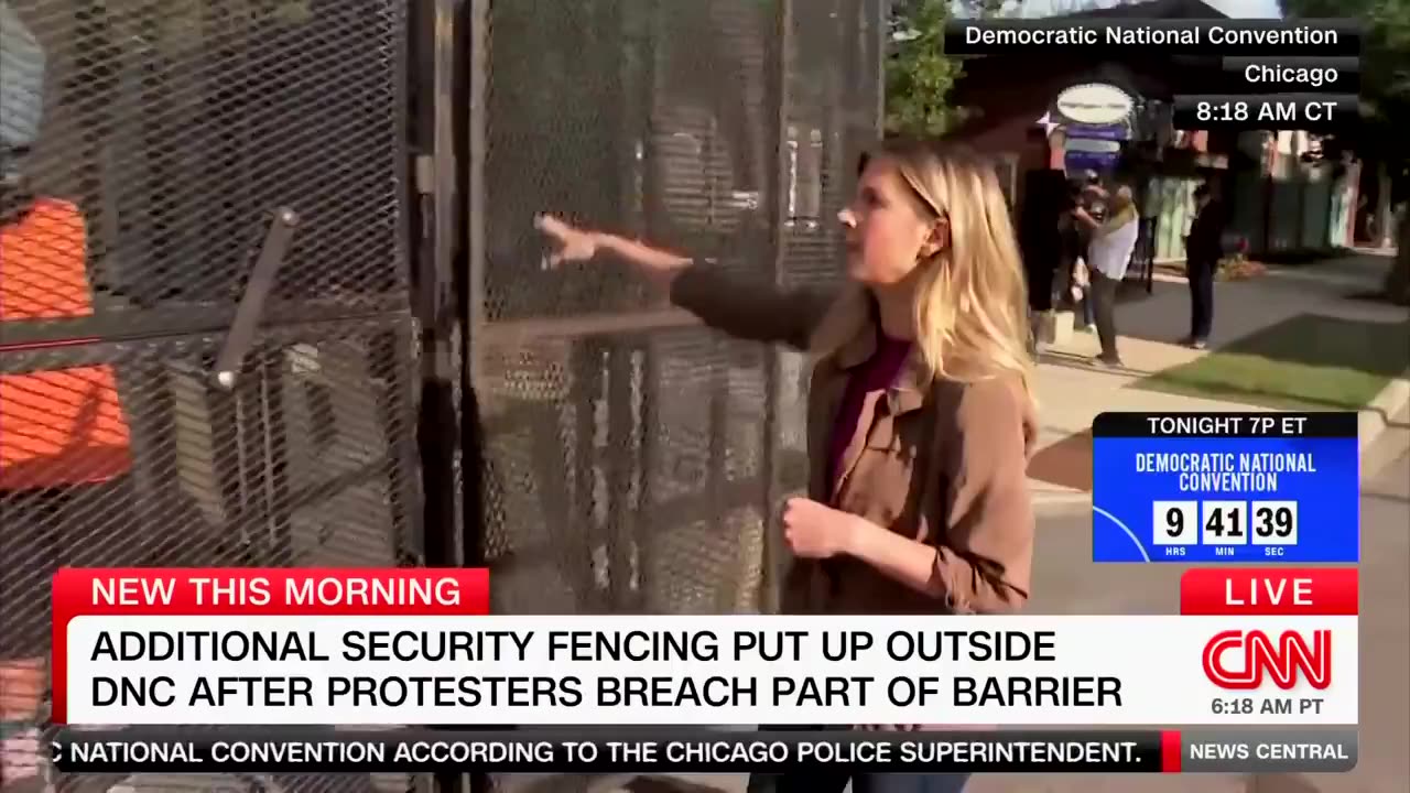 DNC Increases Security — building 3 layers of walls outside their convention to protect themselves