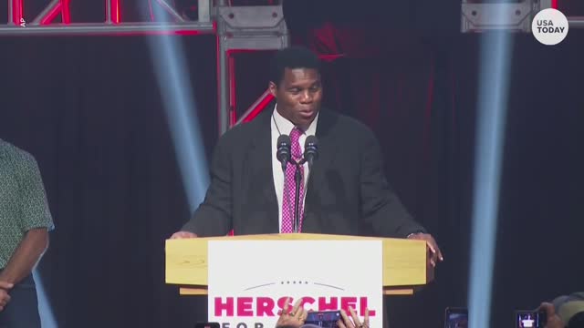 Republican Herschel Walker speaks after defeat in Georgia Senate race |