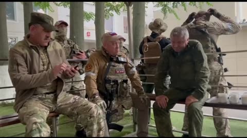 BREAKING: Wagner chief Prigozhin appears at Russian military headquarters in Rostov-on-Don,