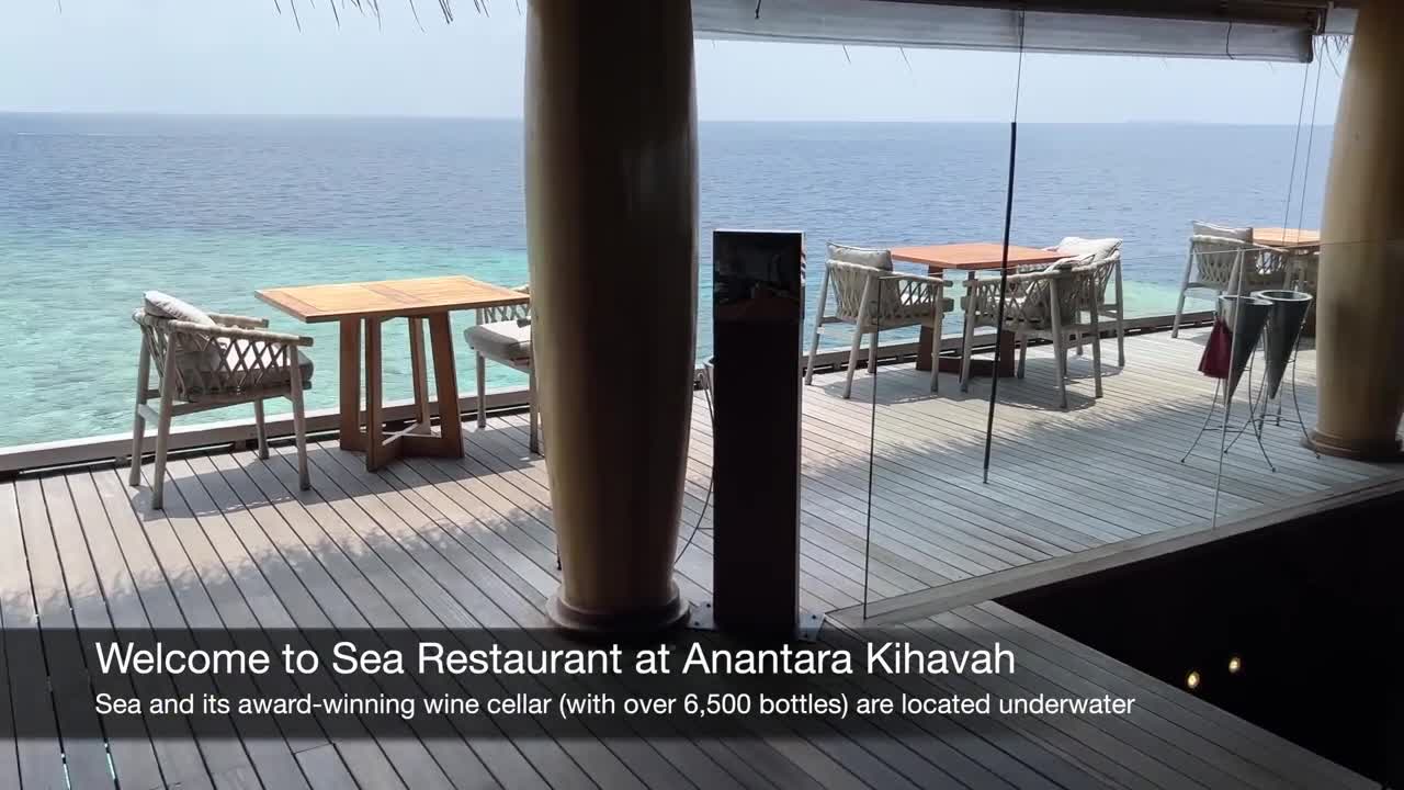 Underwater restaurant in the Maldives | Surreal fine dining experience