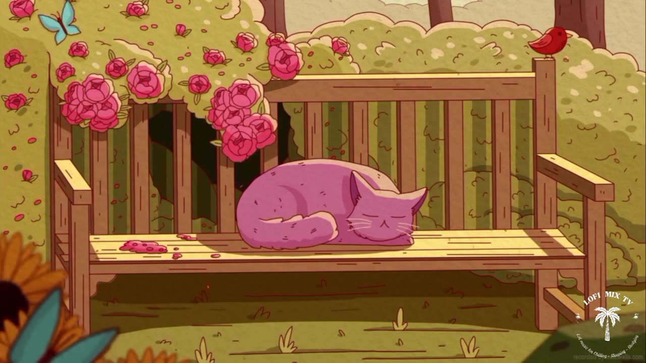 Lofi cat chill hiphop beats