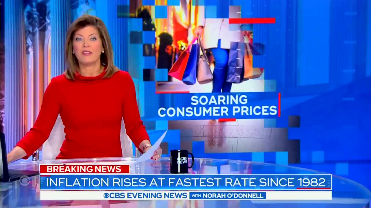 Joe Biden CBS reports on Bidenflation and how wages have been wiped out by skyrocketing costs