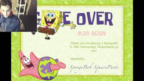 Failed Attempt #113 To Earn A High Score In The SpongeBob SquarePants Gnarly Rip Curl Video Game