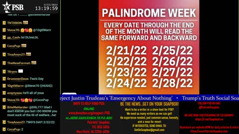 2022-02-22 13:00 EST - "You Don't Say? Gang": with Nurse Nett, No Regerts, Maj WTF & more