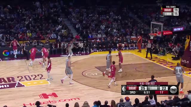 2022 NBA ALL STAR GAME HIGHLIGHTS. TEAM LEBRON VS TEAM DURANT