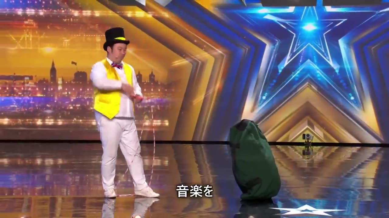 Hide from Japan causes mysterious excitement with his magic bag | BGT 2024