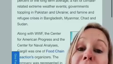 Food Chain crisis reaction tabletop game of the satanic brainwashed elite