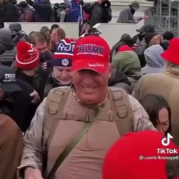 Here is Ray Epps gleefully admiring the events that he "orchestrated" on January 6th at the Capitol