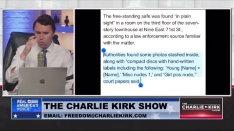 Charlie Kirk: Dropping Truth Bombs on Epstein