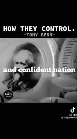 British politician Tony Benn: