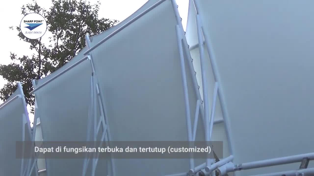 SHARP POINT BLINDS INDONESIA - Atap Membran Outdoor Eksterior Membrane Lightweight Architecture