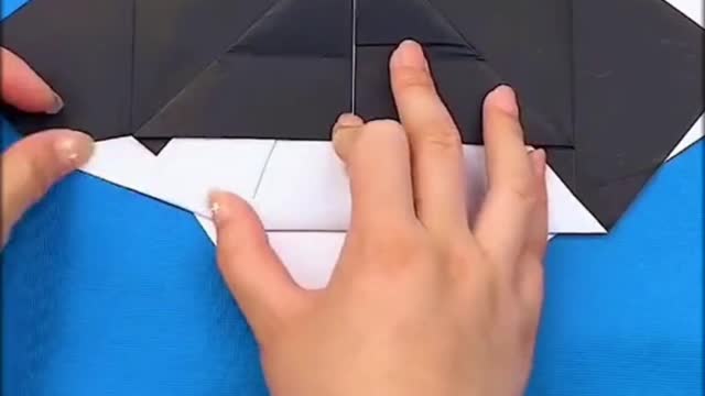 How to make Airplane origami with fan