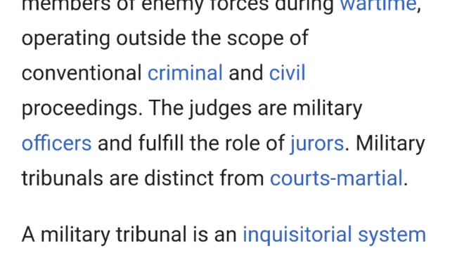 TRIBUNALS