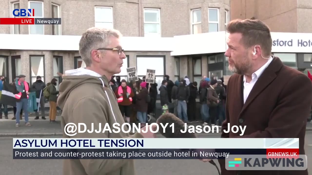 GB News Live Broadcast interrupted By Worried Parent