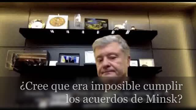 Poroshenko y Merkel reconocen que no buscaban la paz con Rusia