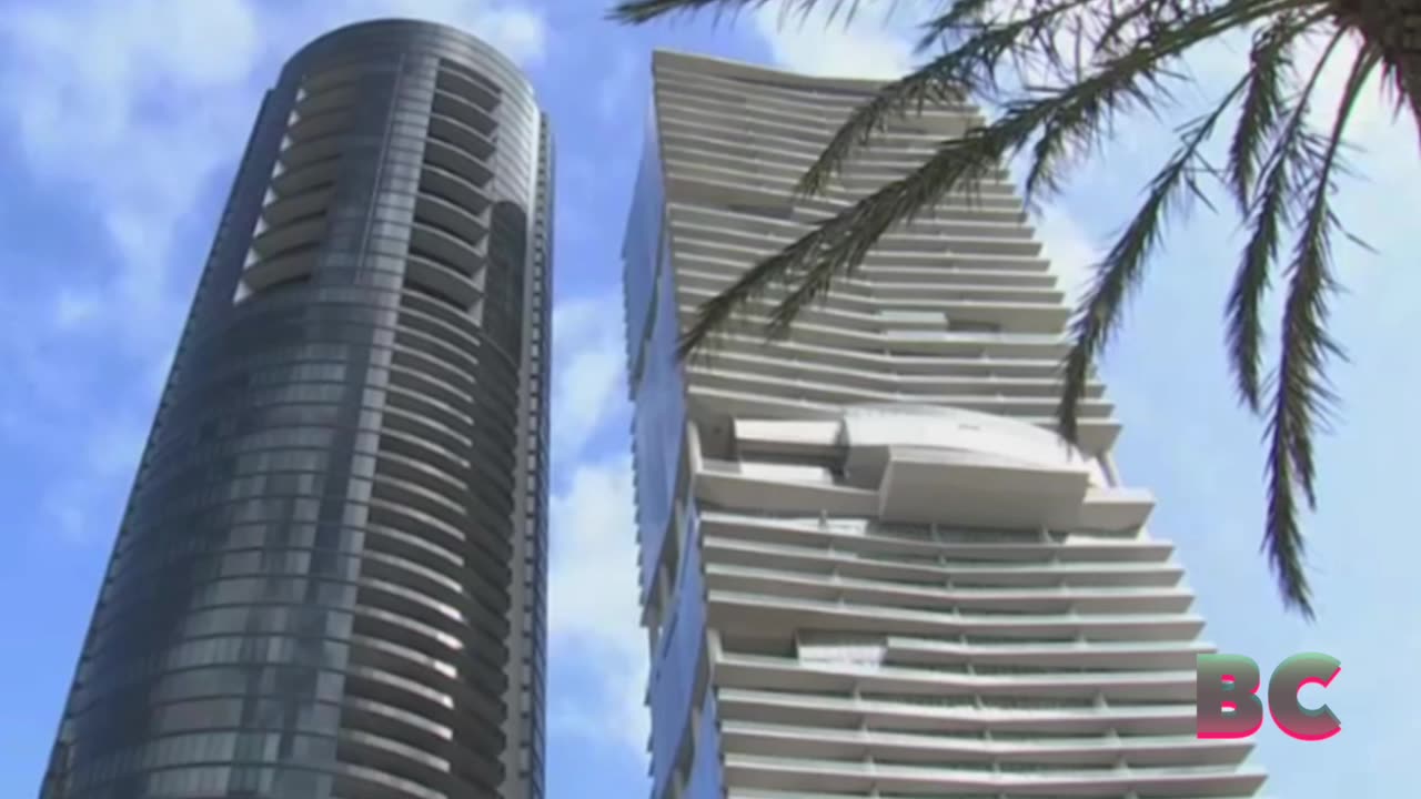 About 3 dozen high-rise buildings in South Florida are sinking, a study finds