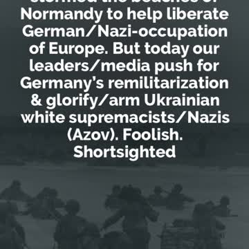 Today we honor the brave men who stormed the beaches of Normandy