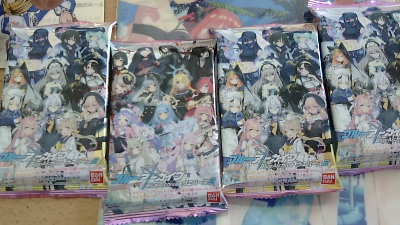 Blue Archive Wafer Packs Opening!