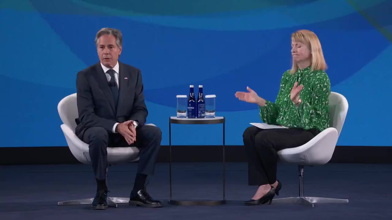 NOW - Blinken: "The transfer of F-16 jets is underway."