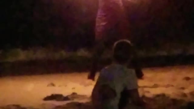 Fire Dancer On The Beach In Puerto Vallarta Mexico