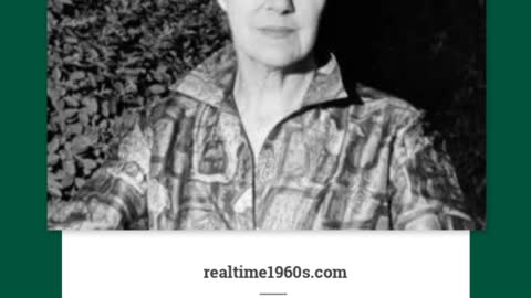 Oct. 13, 1962 - Helen Joseph Speaks on House Arrest for Anti-Apartheid Activists in South Africa