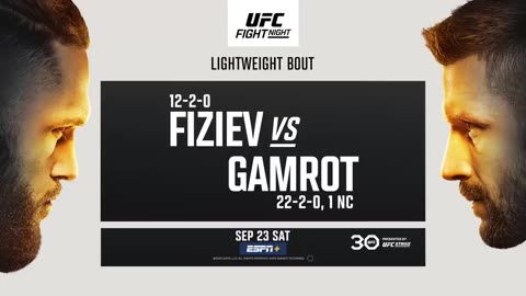 Fiziev vs Gamrot Weigh-In | UFC Vegas 79