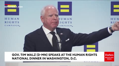 FULL REMARKS: Tim Walz Speaks To The Human Rights Campaign Annual Dinner In Washington, D.C.