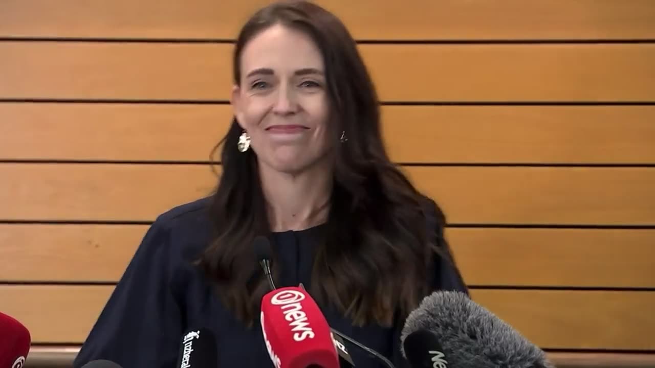 Controversial socialist Jacinda Ardern, responsible for the brutal quarantine...