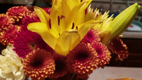 HUBBY KEEPS THE FLOWERS COMING!