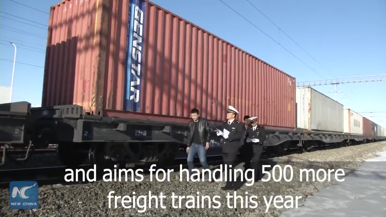 New freight train route links northwest China to Kazakhstan