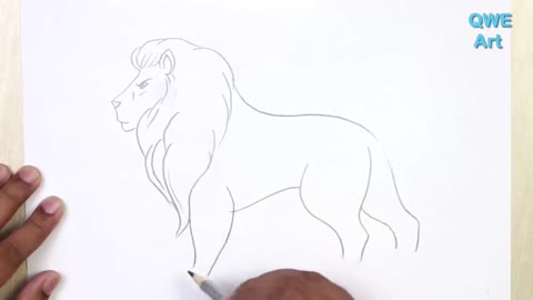 How to Draw a Lion Easy Step by Step || Lion Drawing