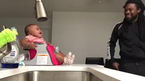 Girl Knows how talented her father is