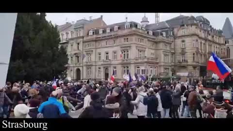 PETIT TOUR DE PISTE DES MANIFS EN FRANCE LE 22 JANVIER 2022 !!!