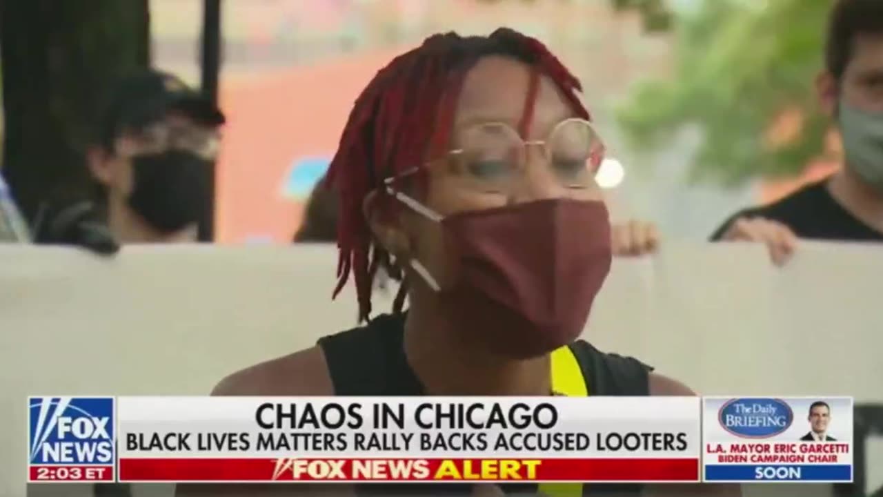 This was said by a BLM organizer in Chicago.