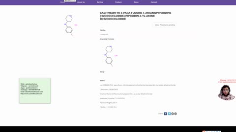 para-fluoro 4-Anilinopiperidine (hydrochloride) CAS: 1193389-70-6