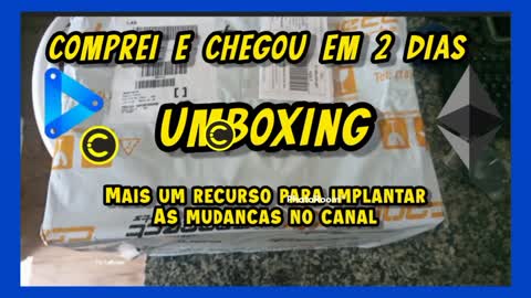 UNBOXING (chegou em dois dias)