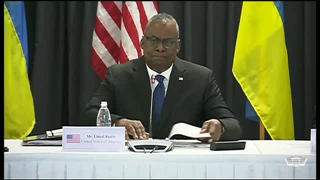 Lloyd Austin Delivers Opening Remarks at 5th Ukraine Defense Contact Group Meeting Sept. 8, 2022